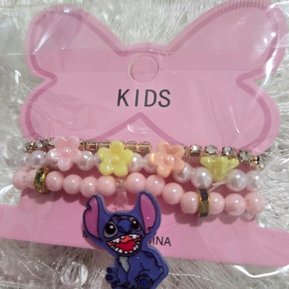 Lot of 12 pcs x 3 Girl'S Stitch Summer Brazalet Jewelry Set - Picture 12 of 16